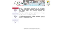 Desktop Screenshot of karatesouthafrica.org
